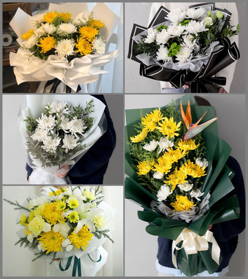 广东汕尾市城区红草镇拾和村白事花束代送